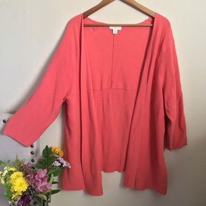 Appleseeds women’s plus size open cardigan